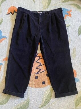 Y2K Comfort Zone by George Foreman Waist-Relaxer Corduroy Pants 50x30
